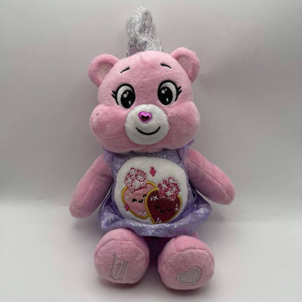 Wicked X Care Bears~Love-A-Lot Bear as Glinda ~ 8" Limited Edition Purple Dress